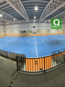 instalacion pavimento pvc polideportivo