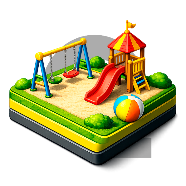 pistas parques infantiles